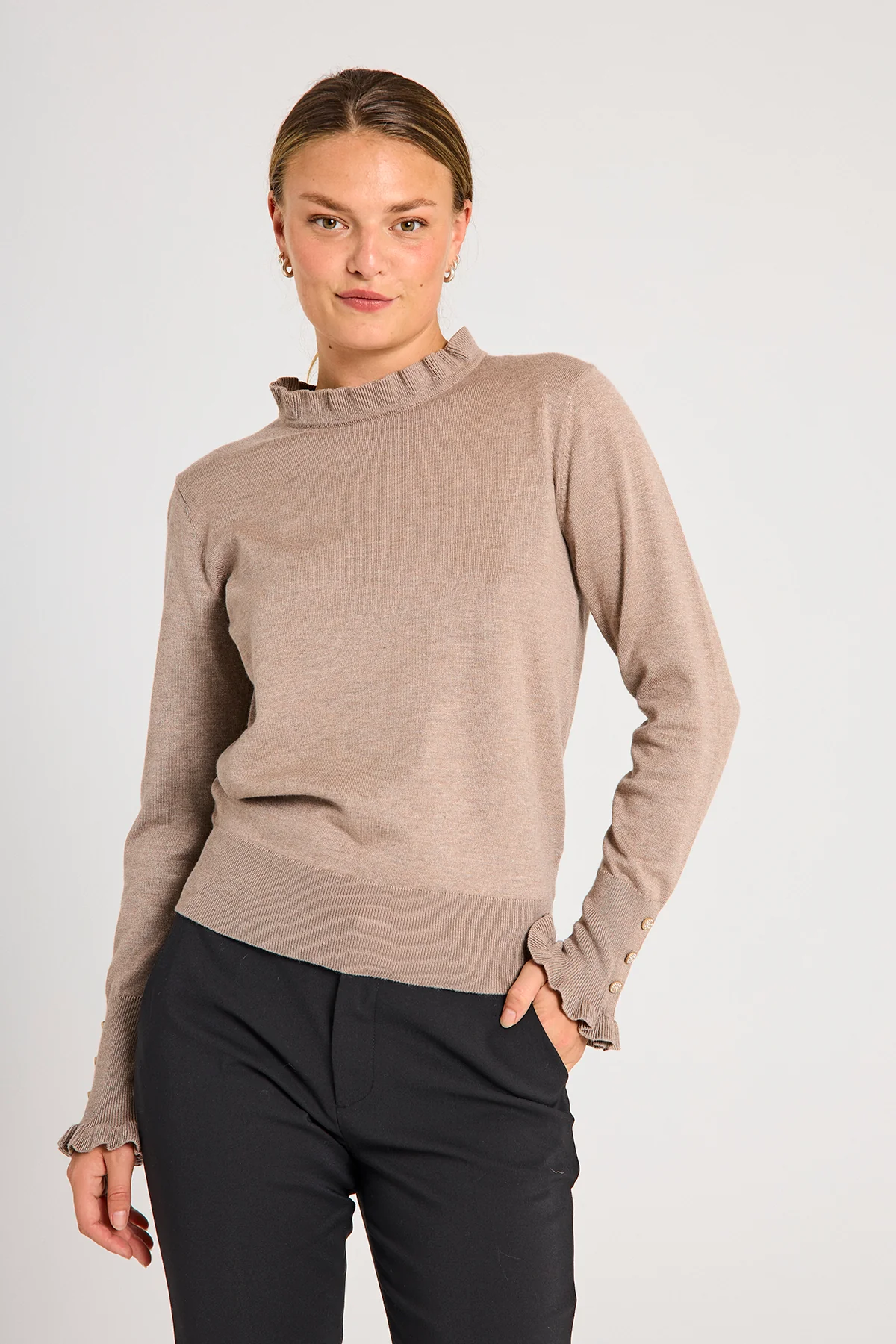 FQKATIE - PULLOVER - BEIGE