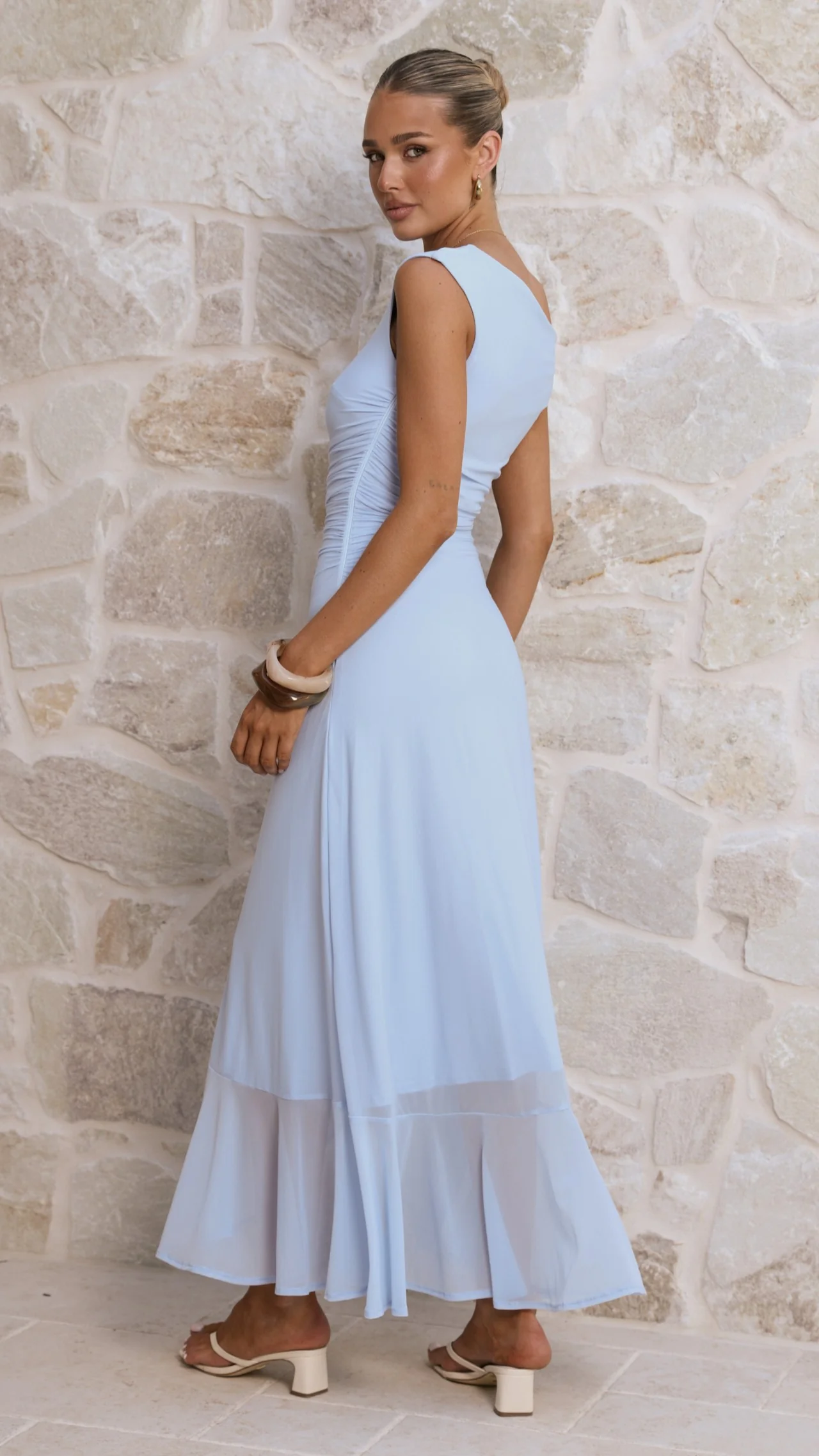 Sareiah Maxi Dress - Blue