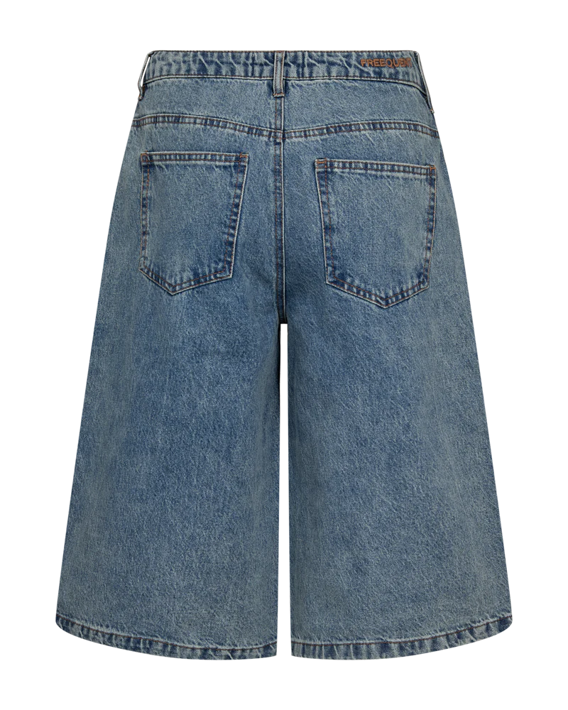 FQKALIA - DENIMSHORTS - BLAU