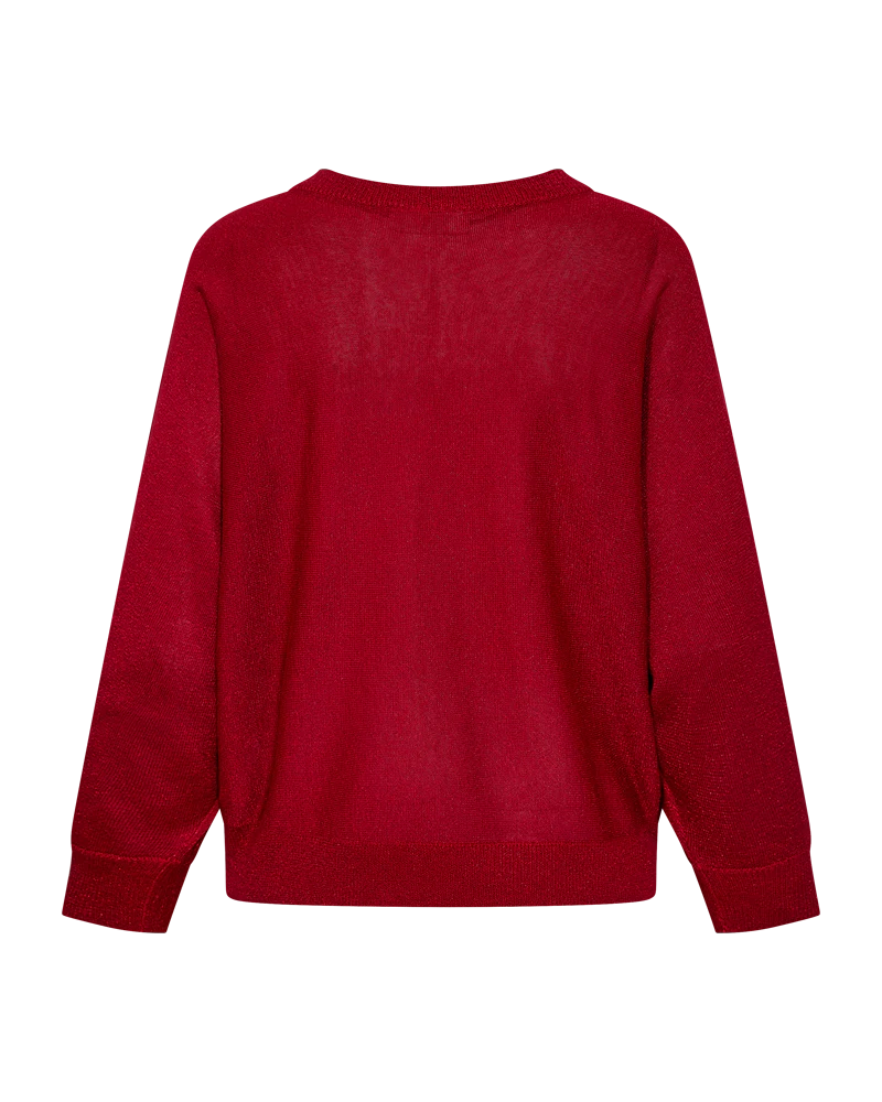 FQBETTY - PULLOVER MIT SCHIMMER - ROT