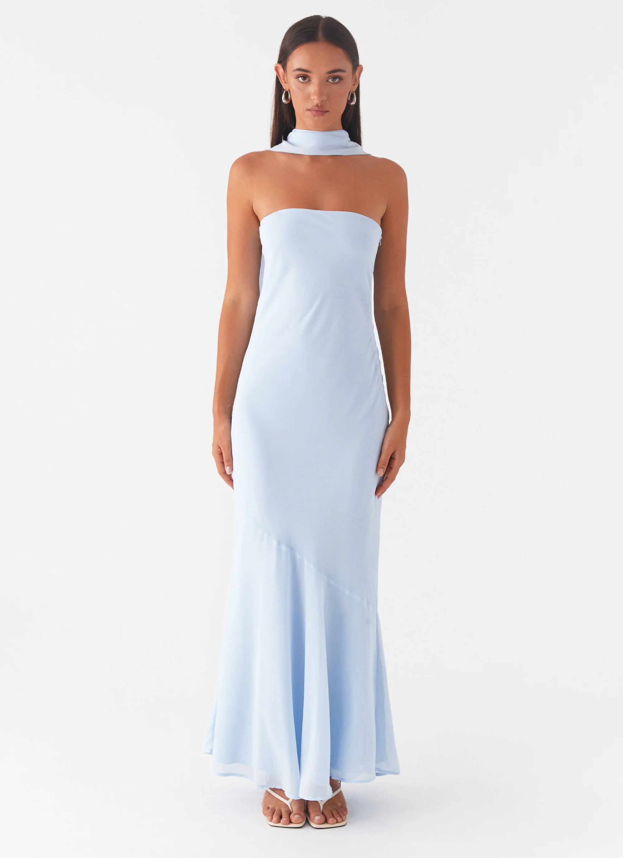 Under The Pagoda Maxi Dress - Blue