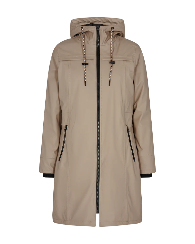 FQRAIN - WASSERABWEISENDE REGENJACKE - BRAUN
