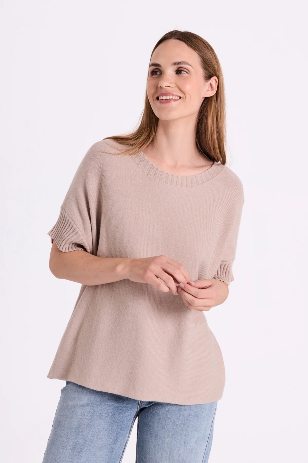 FQVISIT - PULLOVER - BEIGE