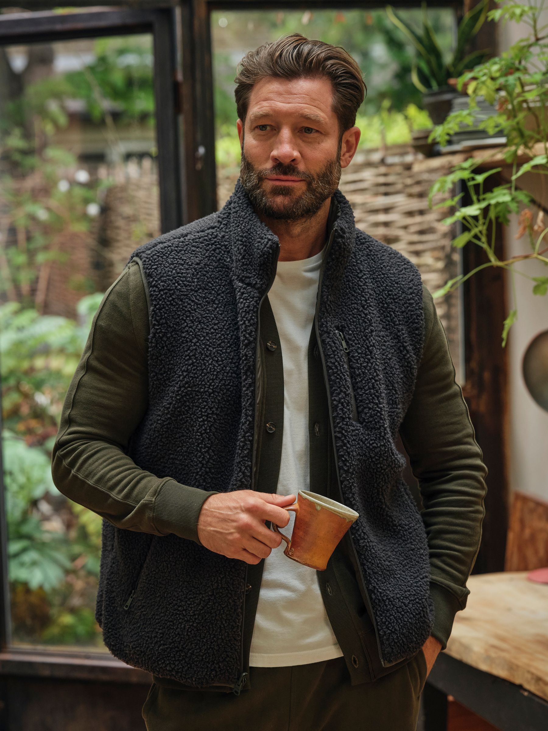 Tromso Khaki Green 2 in 1 Reversible Gilet