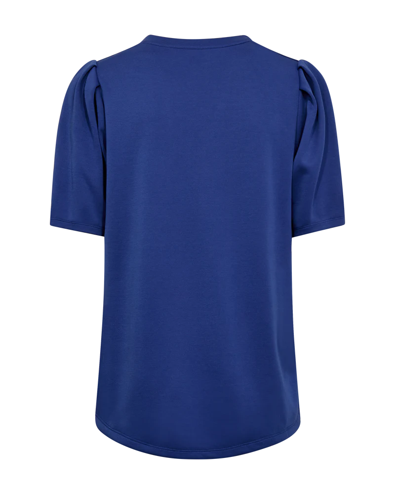 FQYR - T-SHIRT MIT PUFFÄRMELN - BLAU