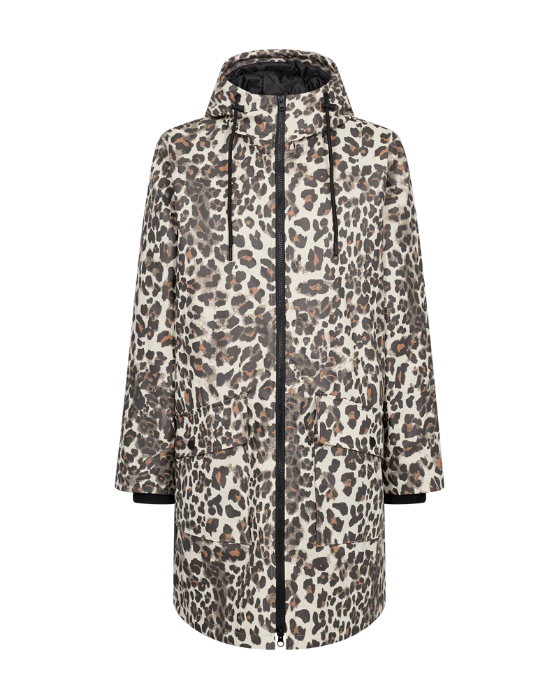 FQRAIN – WASSERDICHTE REGENJACKE - SCHWARZ UND  BEIGE