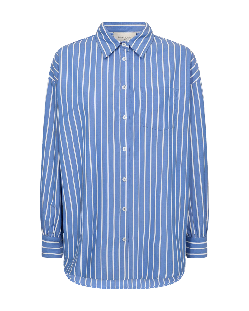 FQZAPPA - HEMD - BLAU UND WEISS