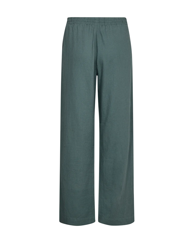 FQLAVA  - LEINENHOSE - GRÜN