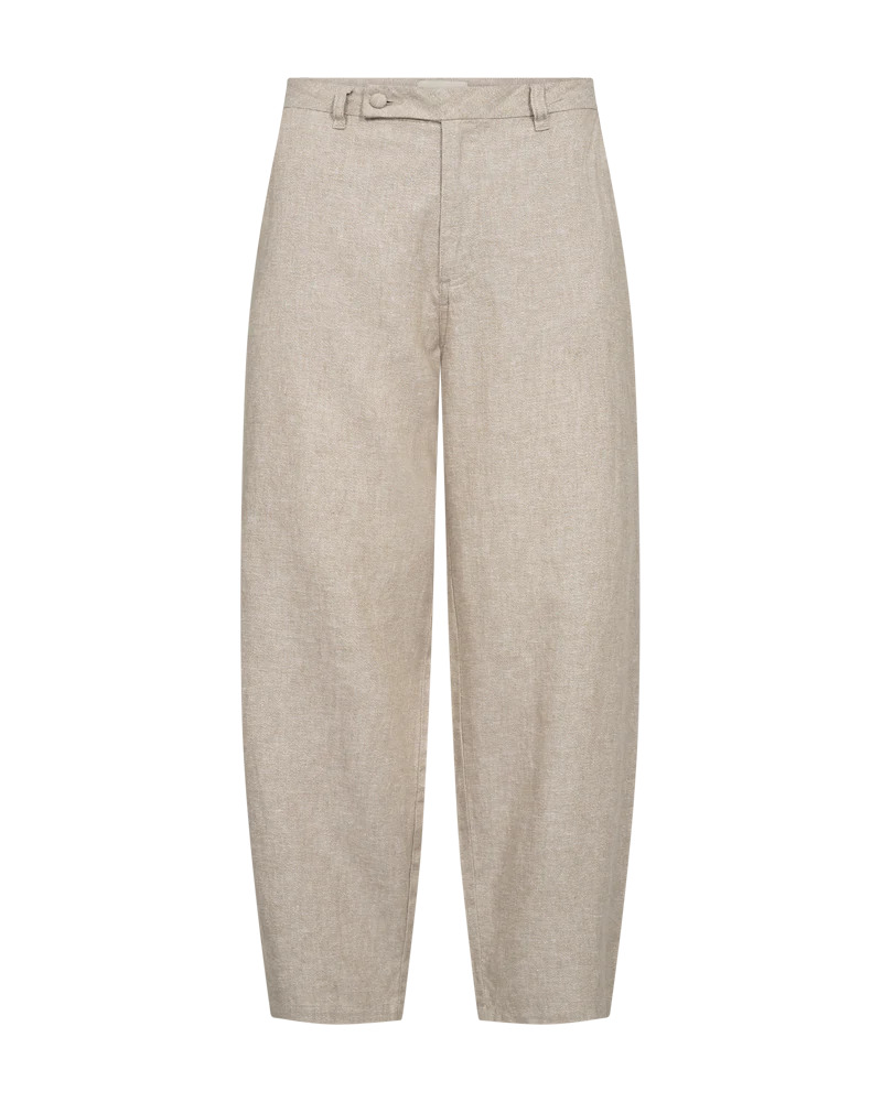 FQLAVASI – LEINENHOSE - SAND UND SILBERFÄDEN