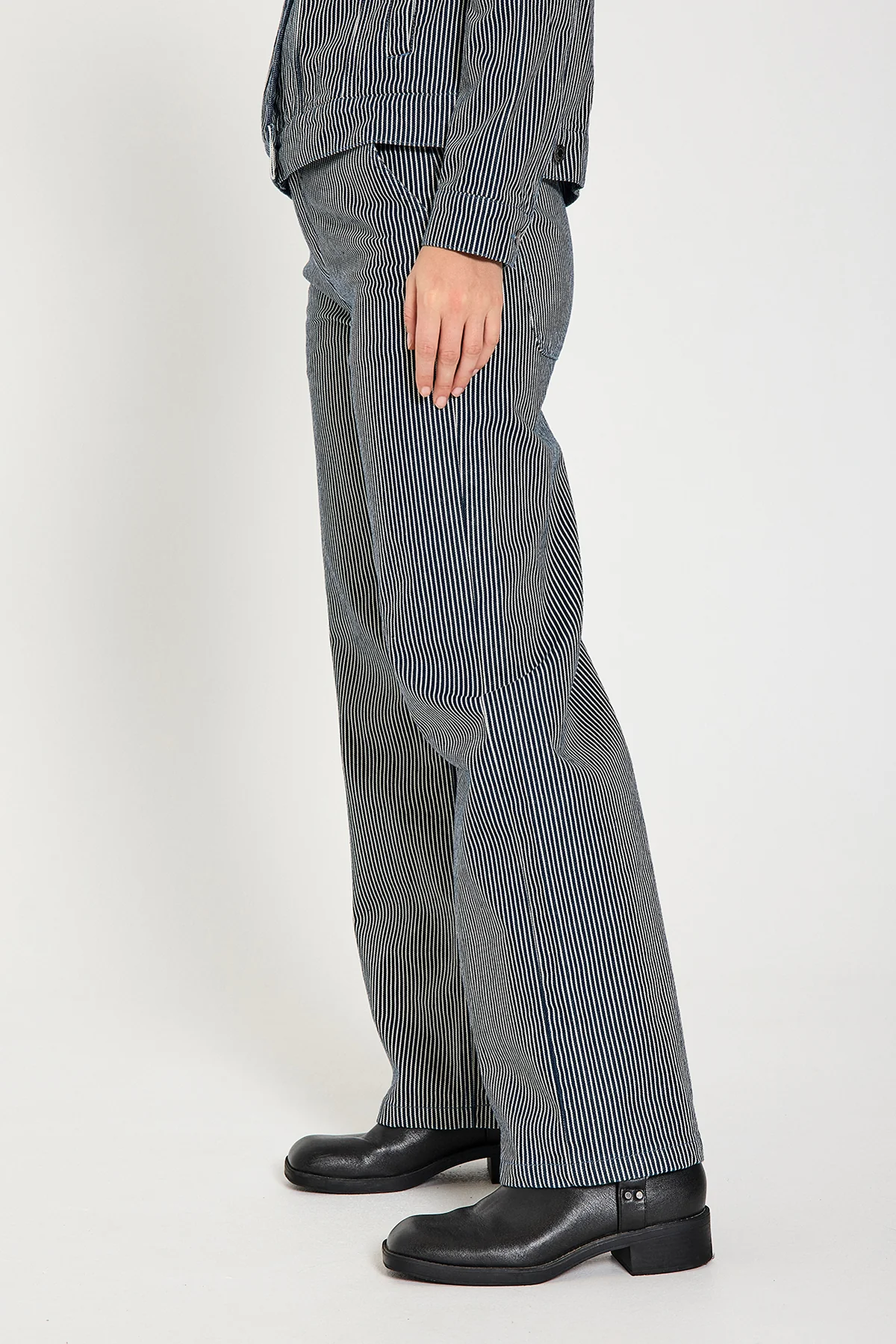 FQMELLY - HOSE - BLAU UND WEISS
