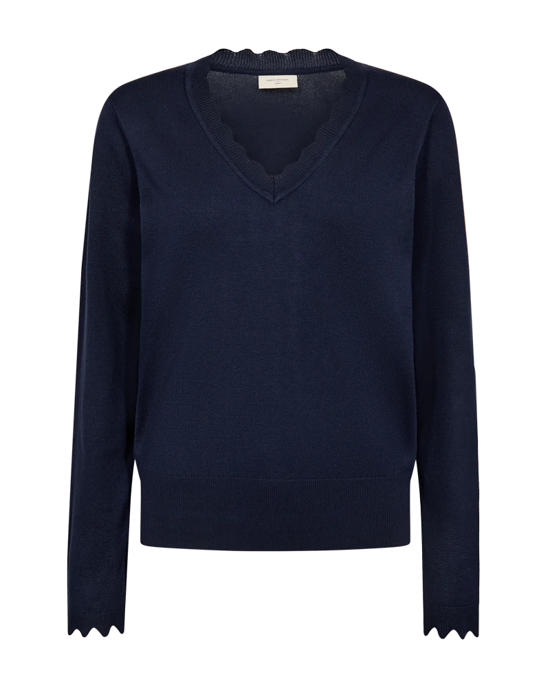 FQKATIE - PULLOVER - BLAU