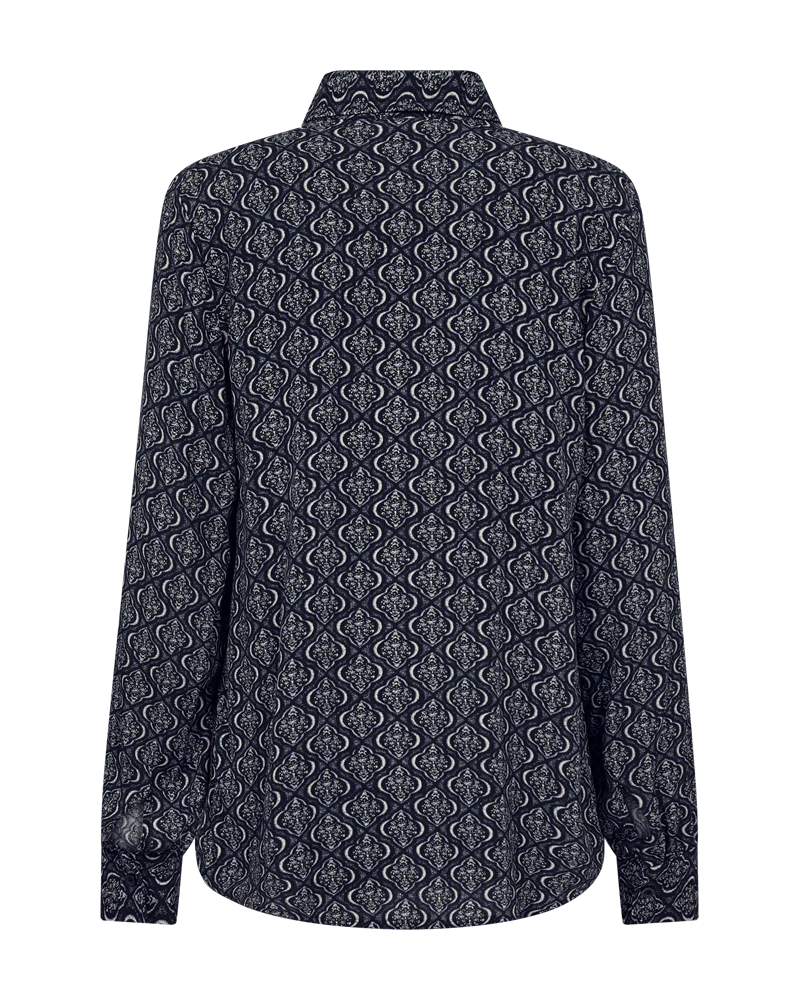 FQLOVY - HEMD - BLAU UND BEIGE
