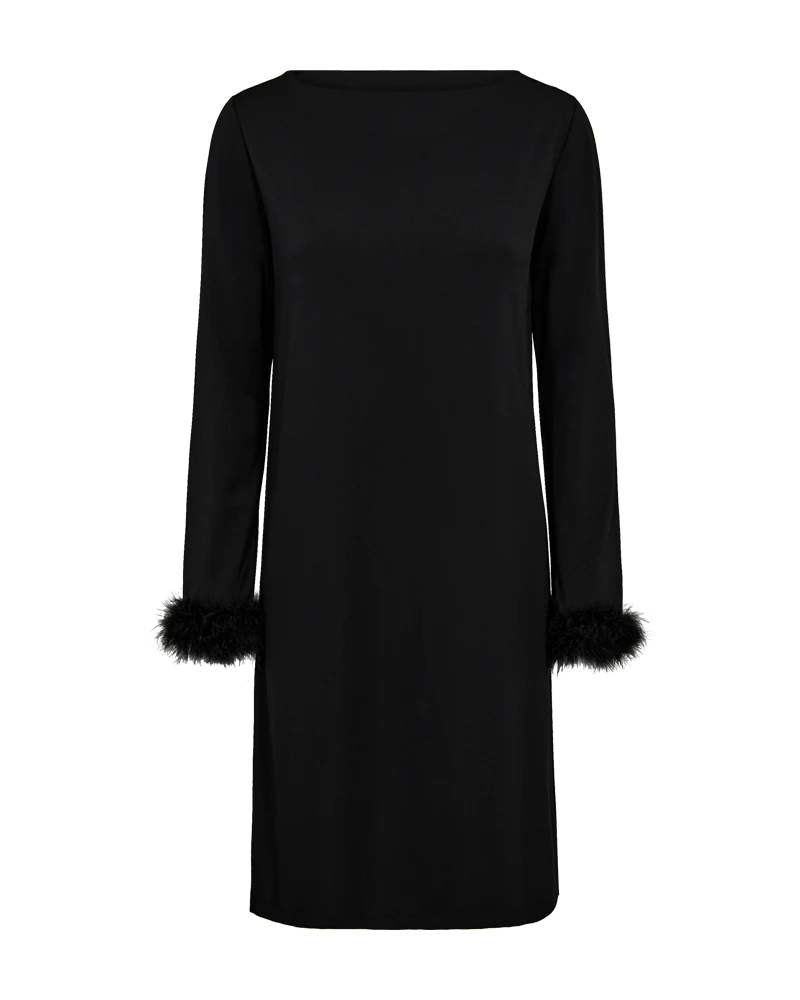 FQELVA - KLEID - SCHWARZ
