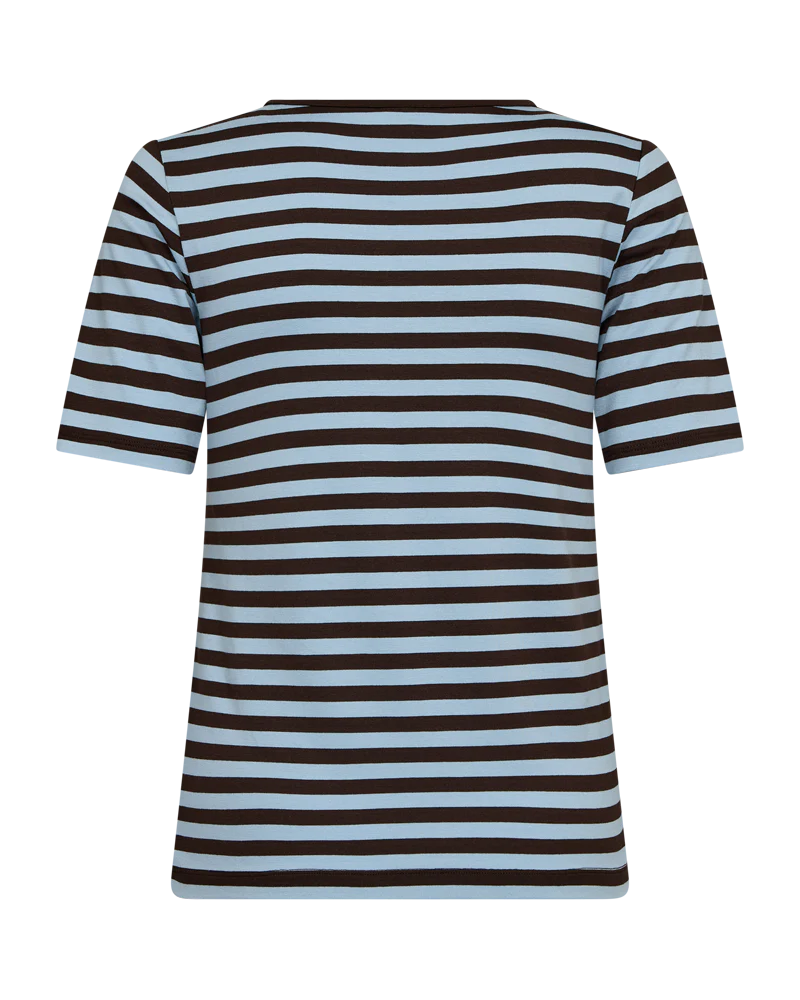FQLIANA - T-SHIRT - BLAU UND  BRAUN