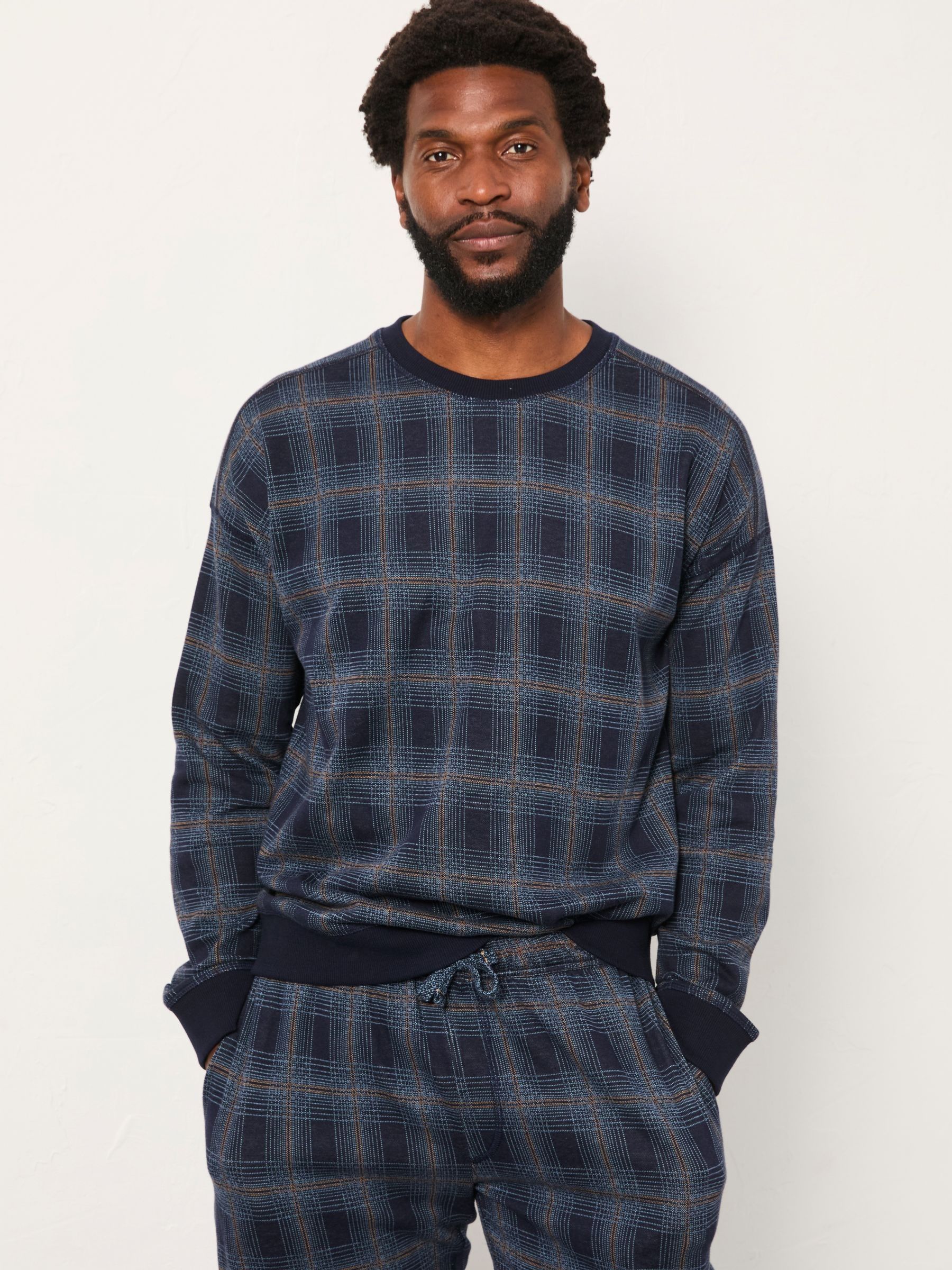 Kemble Navy Check Jumper