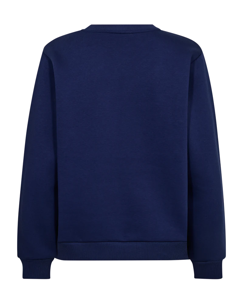 FQKAMELA - PULLOVER - BLAU UND BEIGE