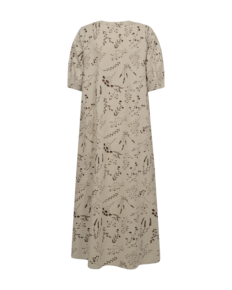 FQLALUNA – KLEID MIT BLUMENPRINT - BEIGE