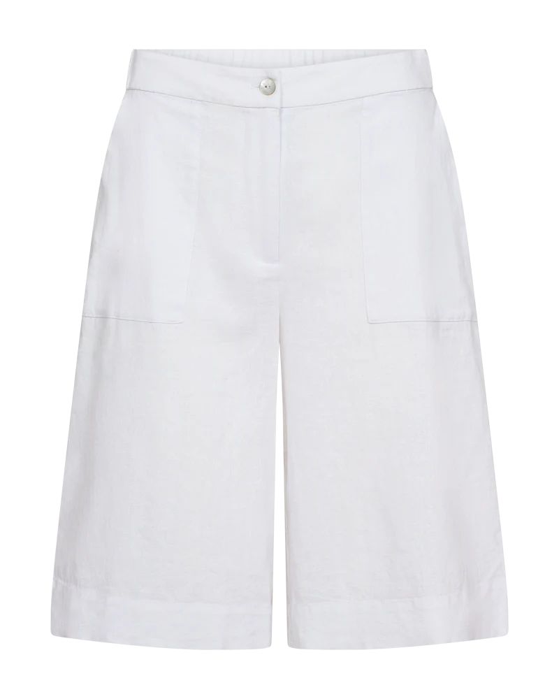 FQLAVA - LEINENSHORTS - WEISS