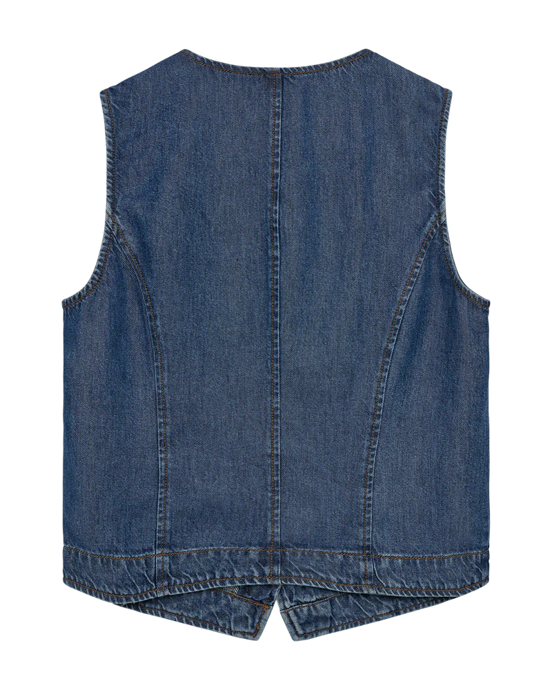FQMILO - DENIM-WESTE - BLAU