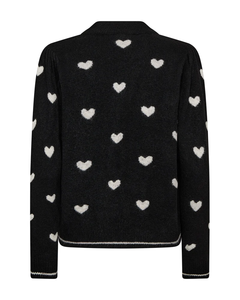 FQFAITH - PULLOVER - SCHWARZ UND  WEISS