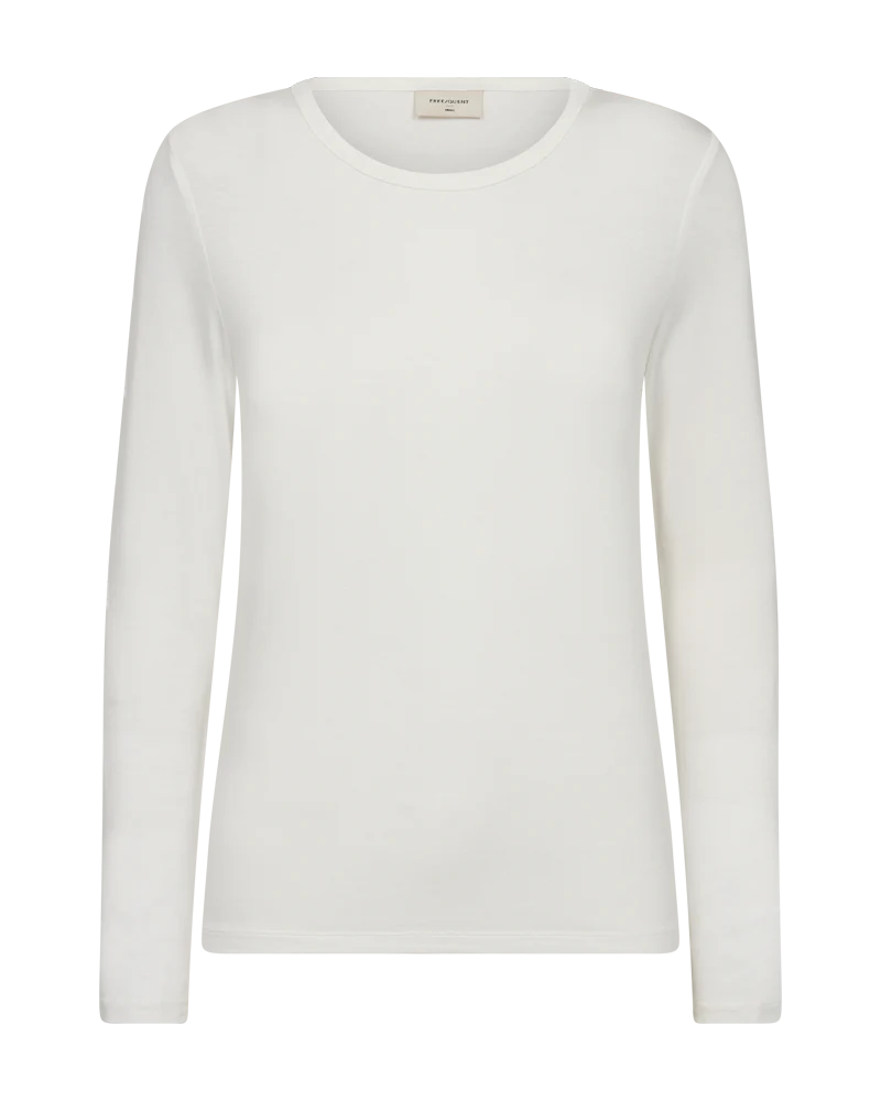 FQLIANA – LANGÄRMLIGES T-SHIRT - WEISS