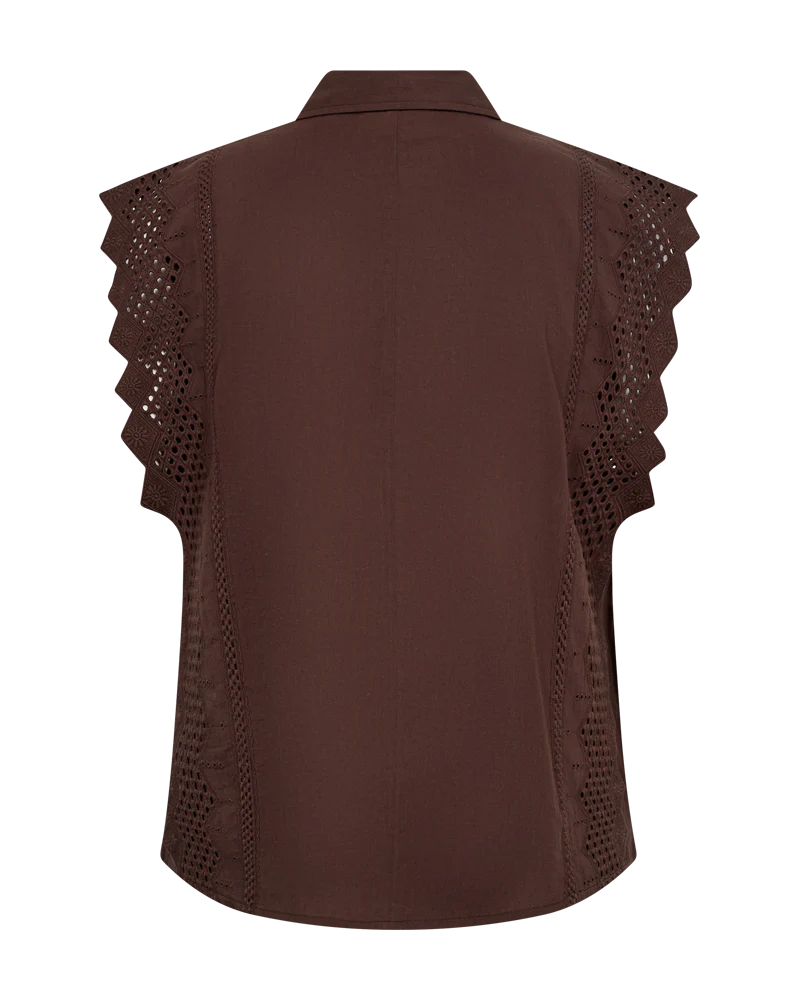 FQBINA - BLUSE - BRAUN