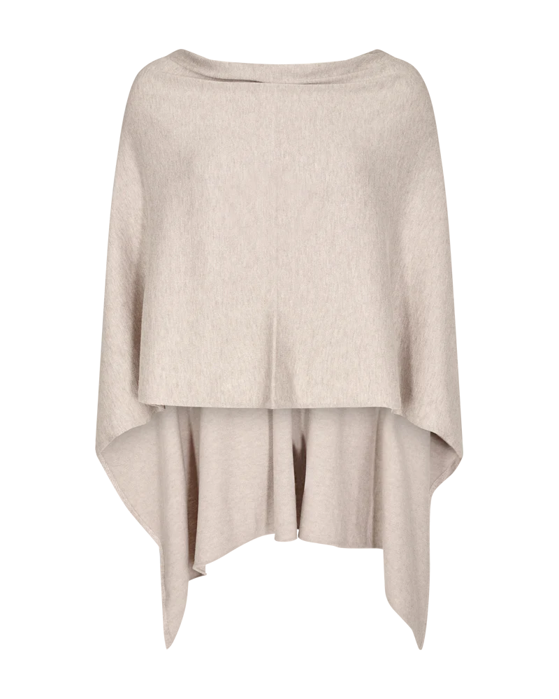 FQCLAUDISSE - PONCHO - BEIGE