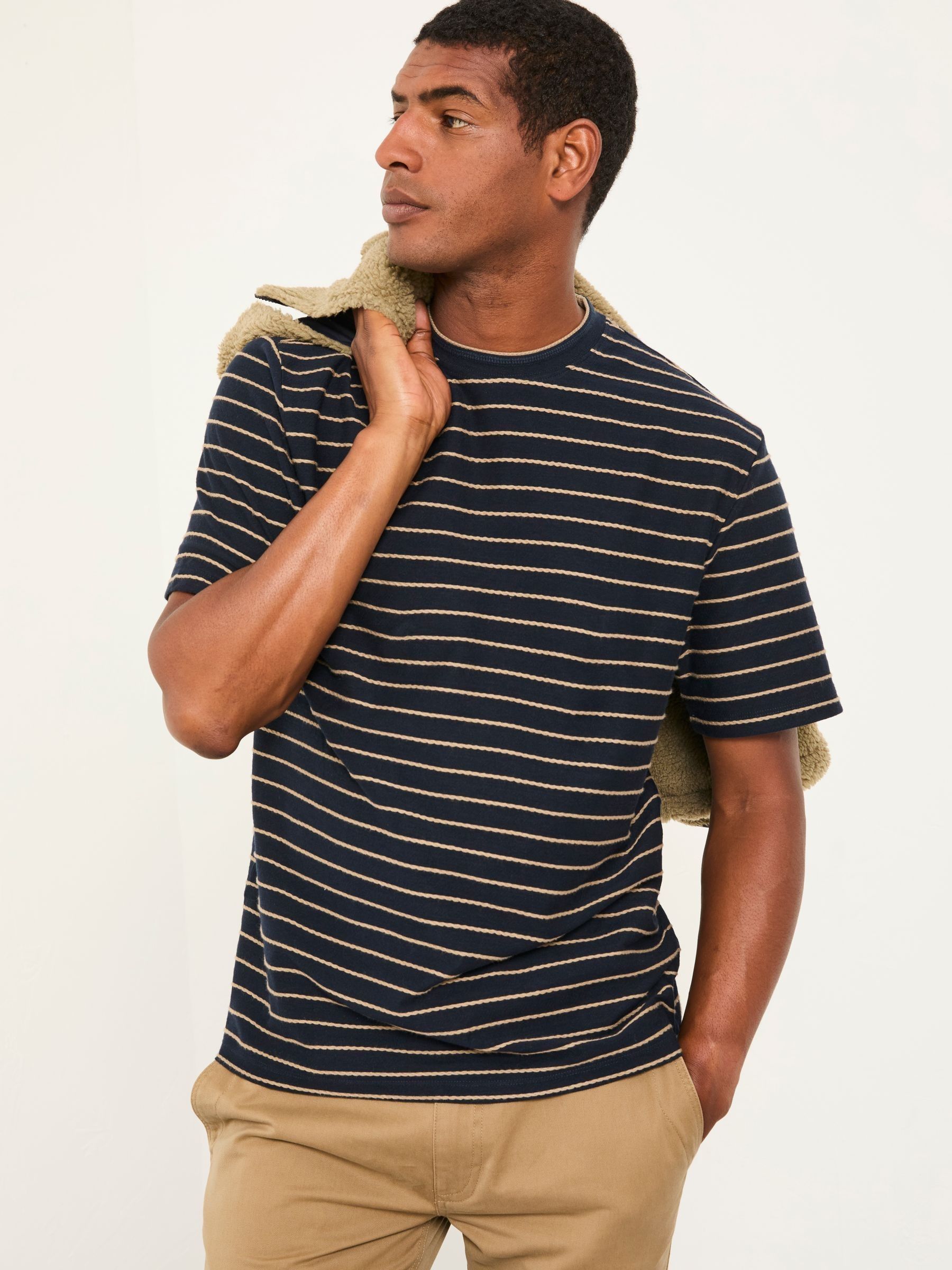 Colden stripe tee Navy Stripe Tee
