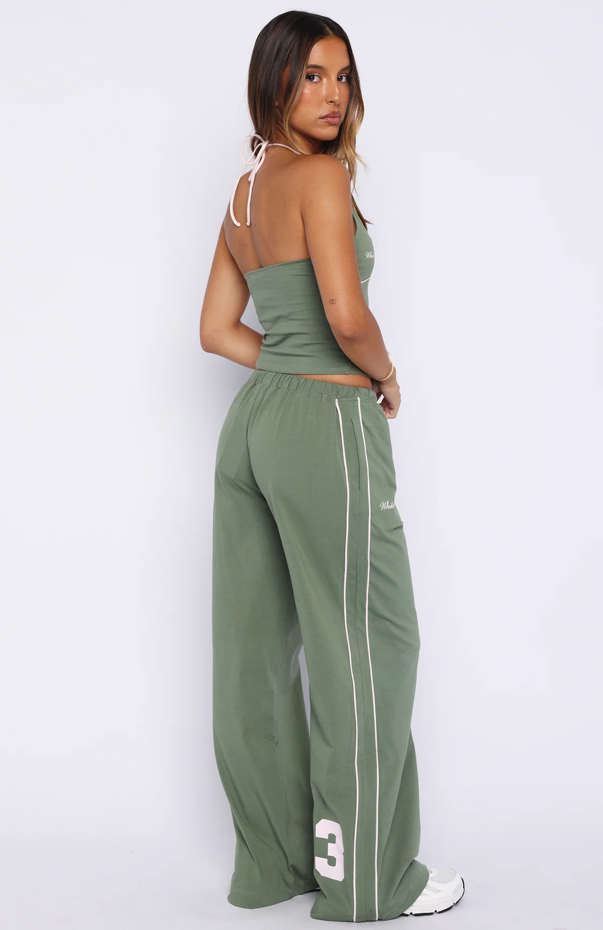 Can't Help The Feeling Track Pants Khaki