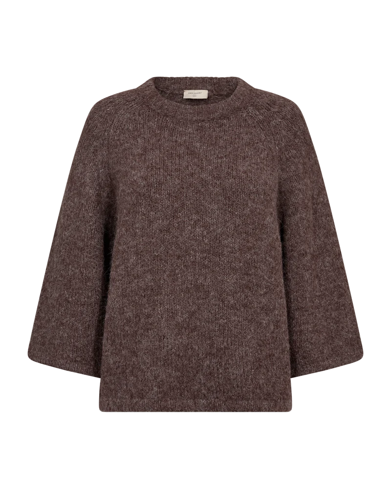 FQGRSLULU - PULLOVER - BRAUN