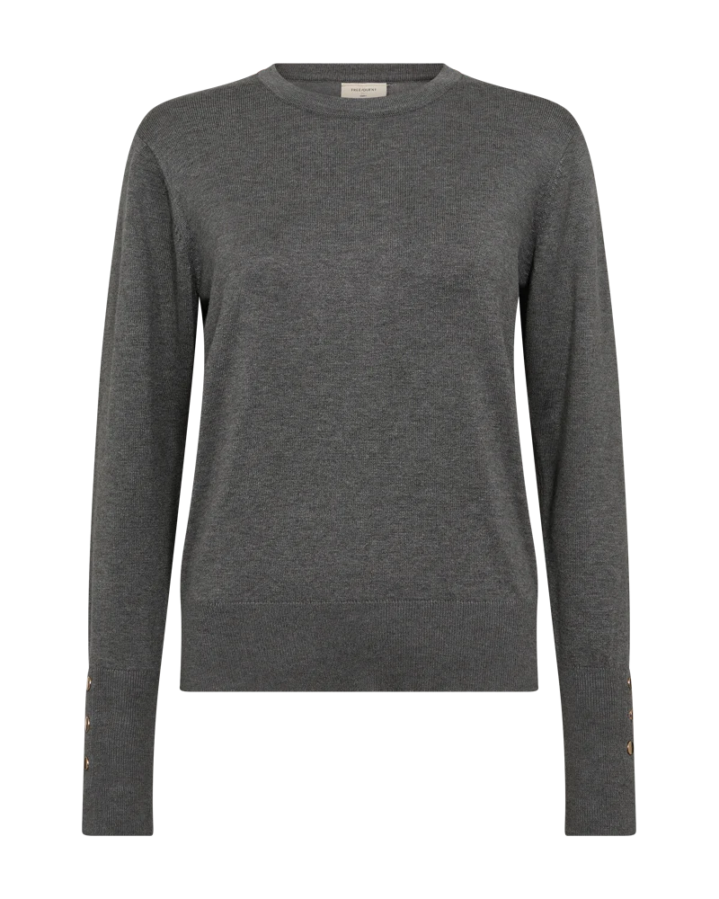 FQKATIE - PULLOVER - GRAU