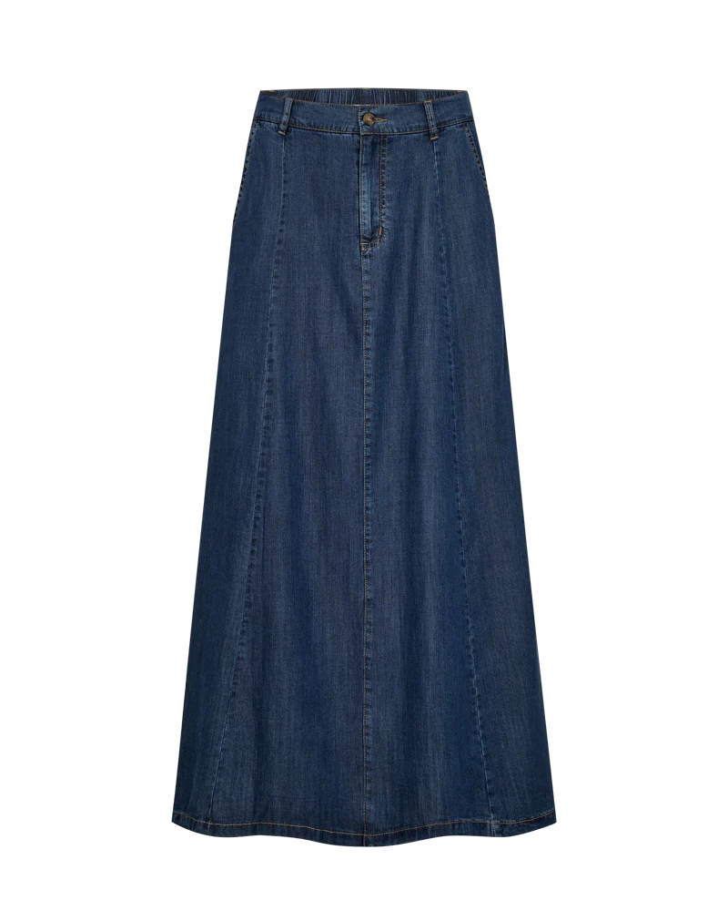 FQWILKE – DENIM-LOOK-ROCK - BLAU