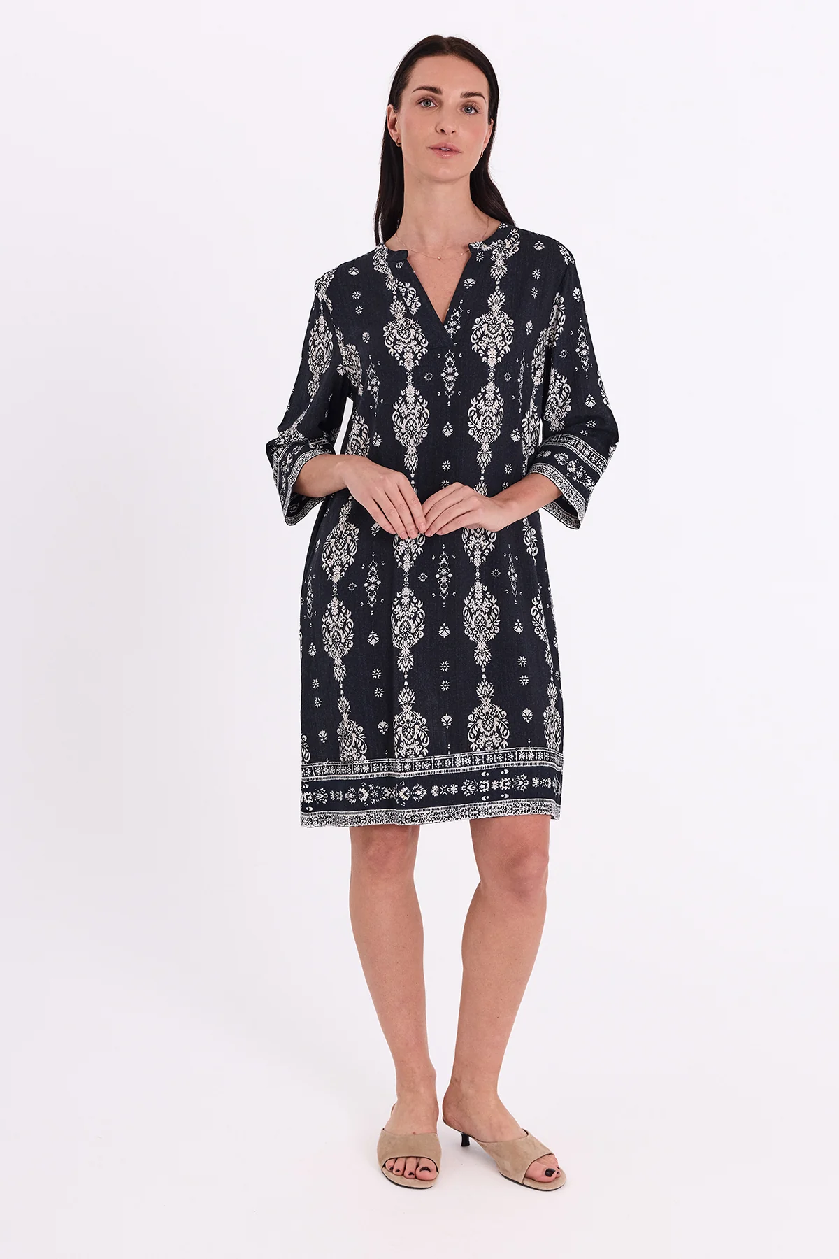 FQTILLY - KLEID - SCHWARZ