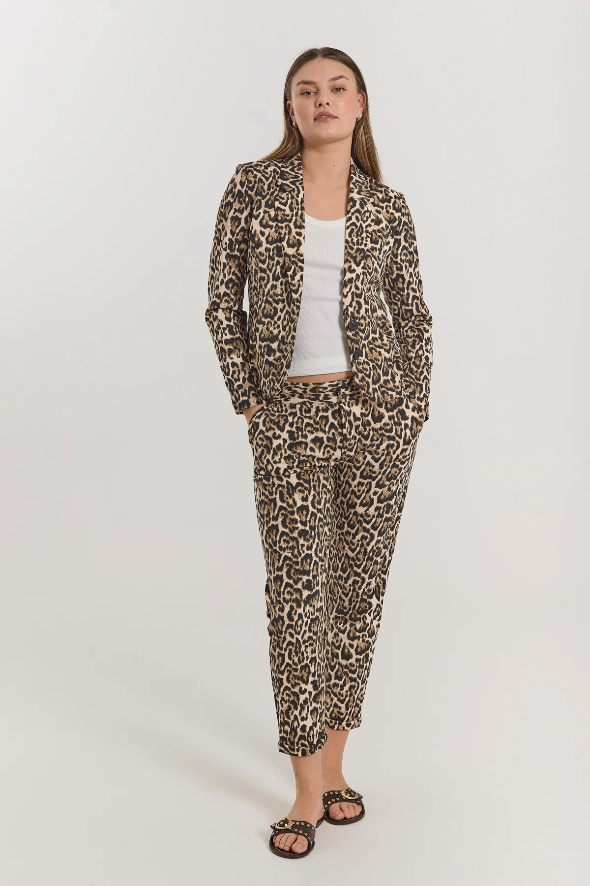 FQNANNI - HOSE - LEOPARD