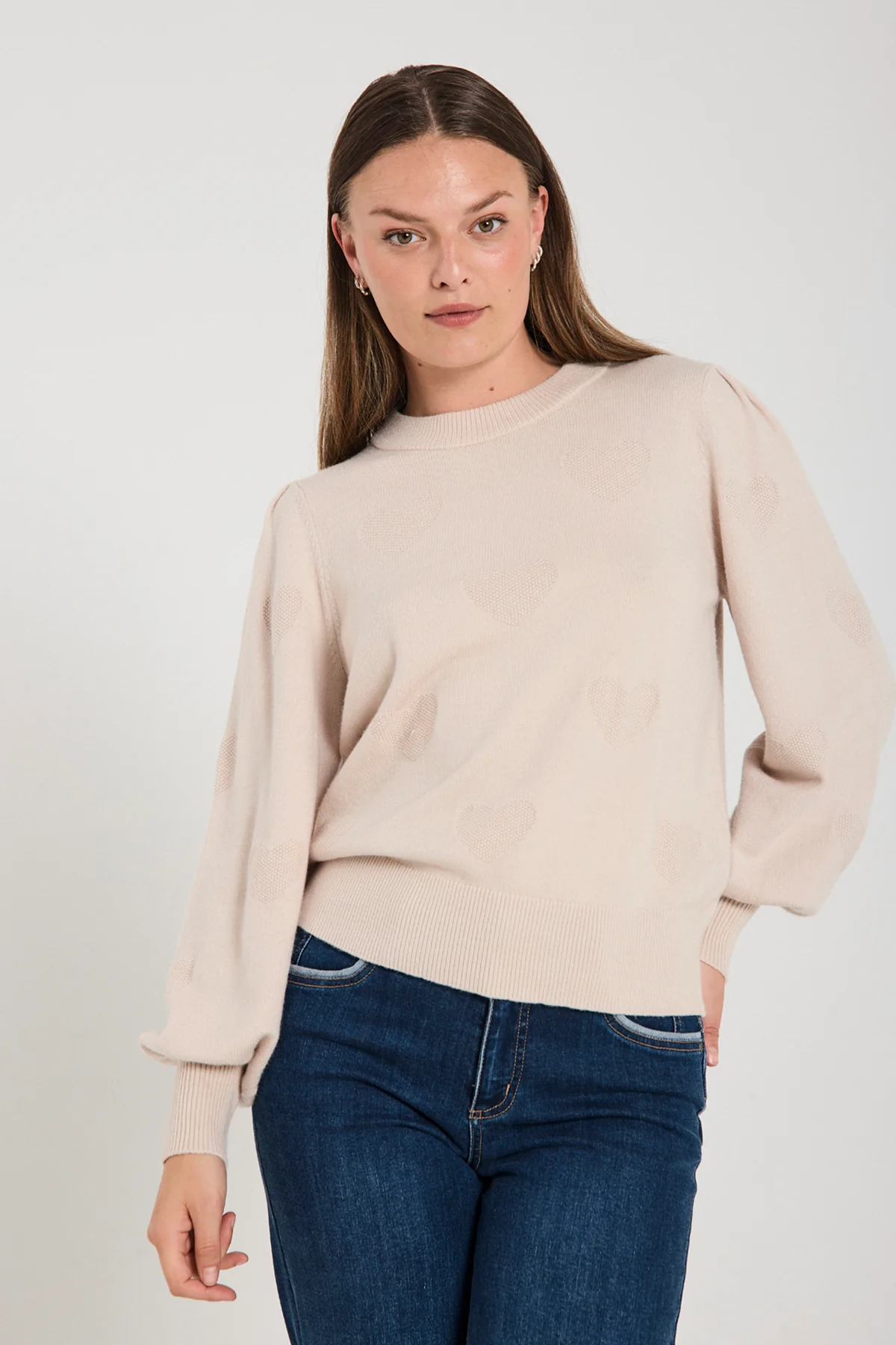 FQALFA - PULLOVER - BEIGE