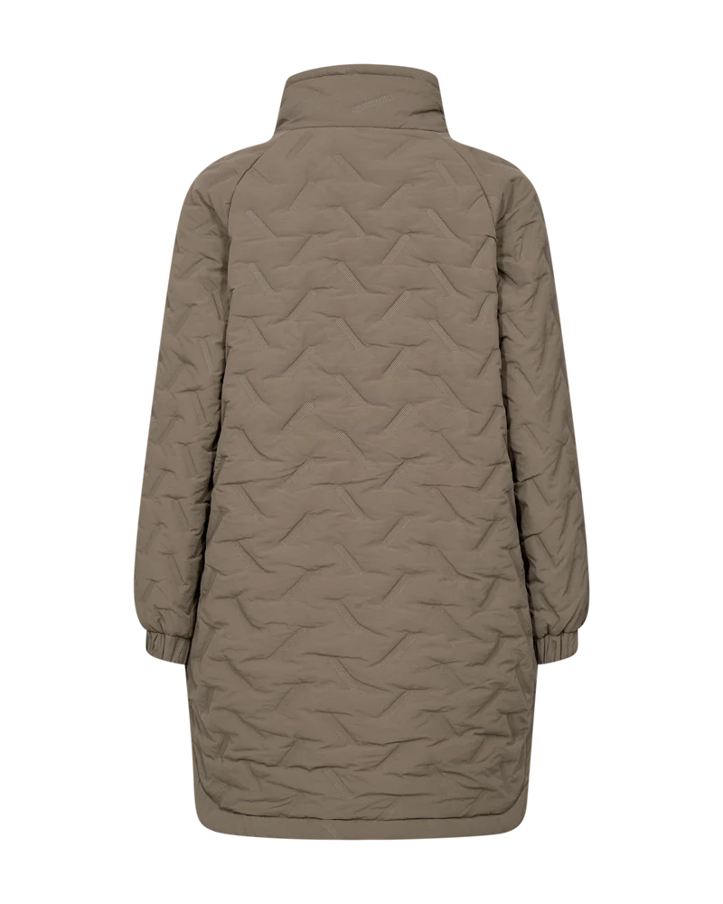 FQCROWN – GESTEPPTE JACKE - BRAUN