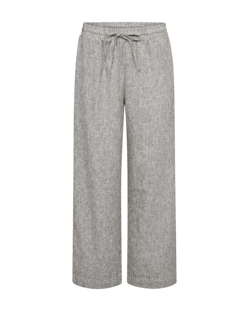 FQLAVA - LEINENHOSE - WEISS UND BRAUN