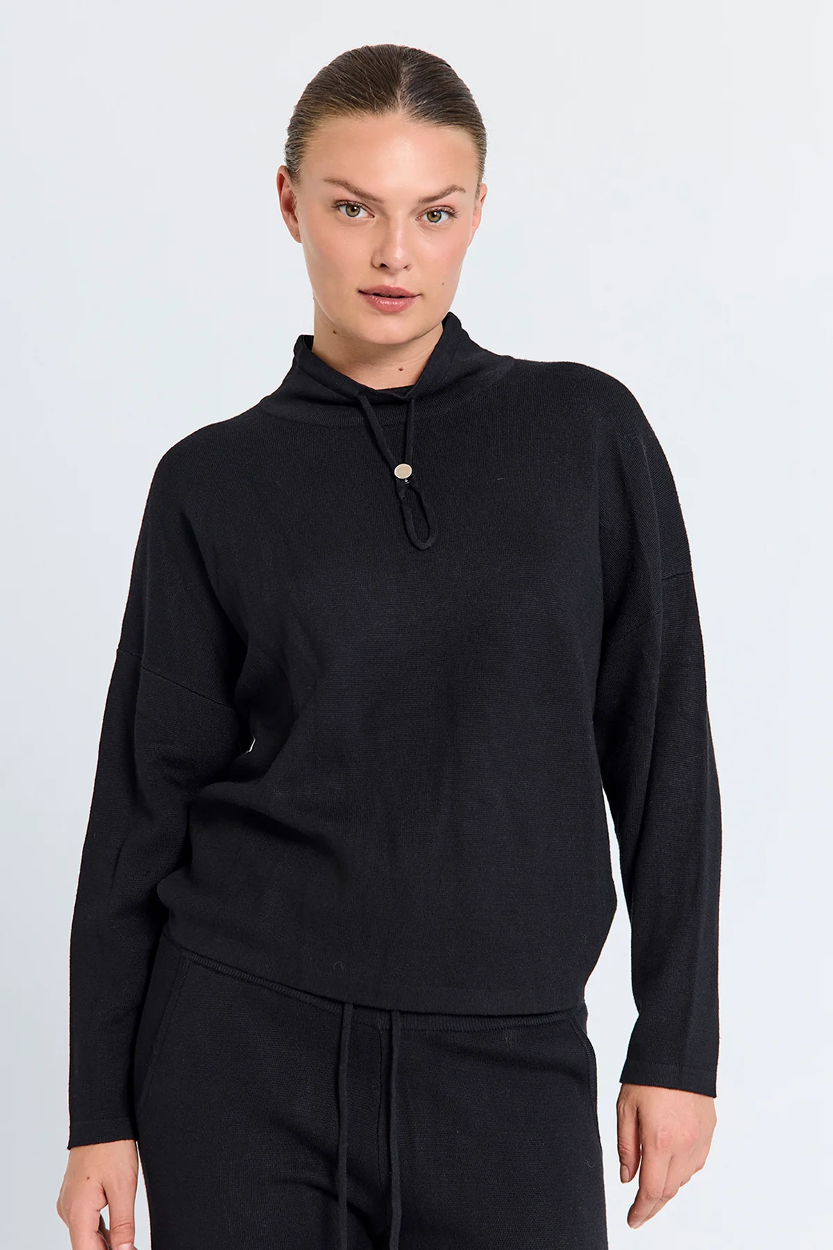 FQANI - PULLOVER - SCHWARZ