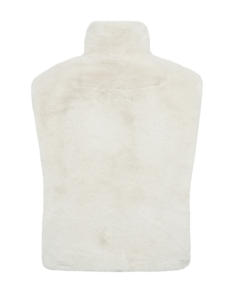 FQFONY – WESTE AUS KUNSTFELL - BEIGE