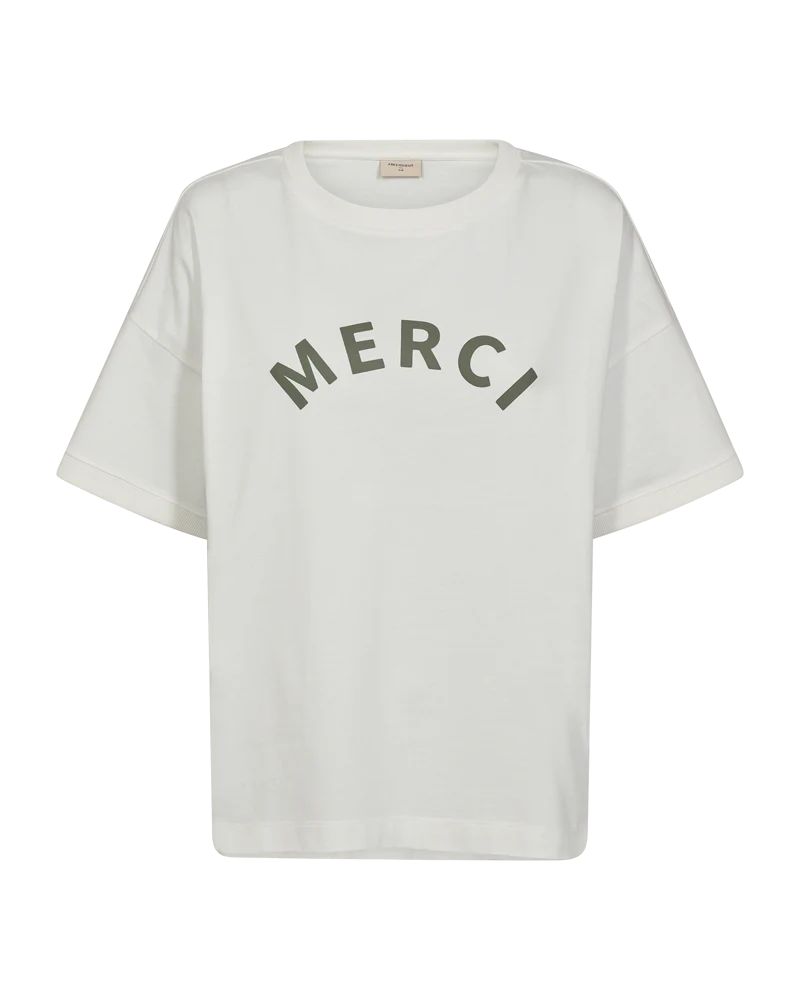 FQCAROL - T-SHIRT - WEISS UND GRÜN