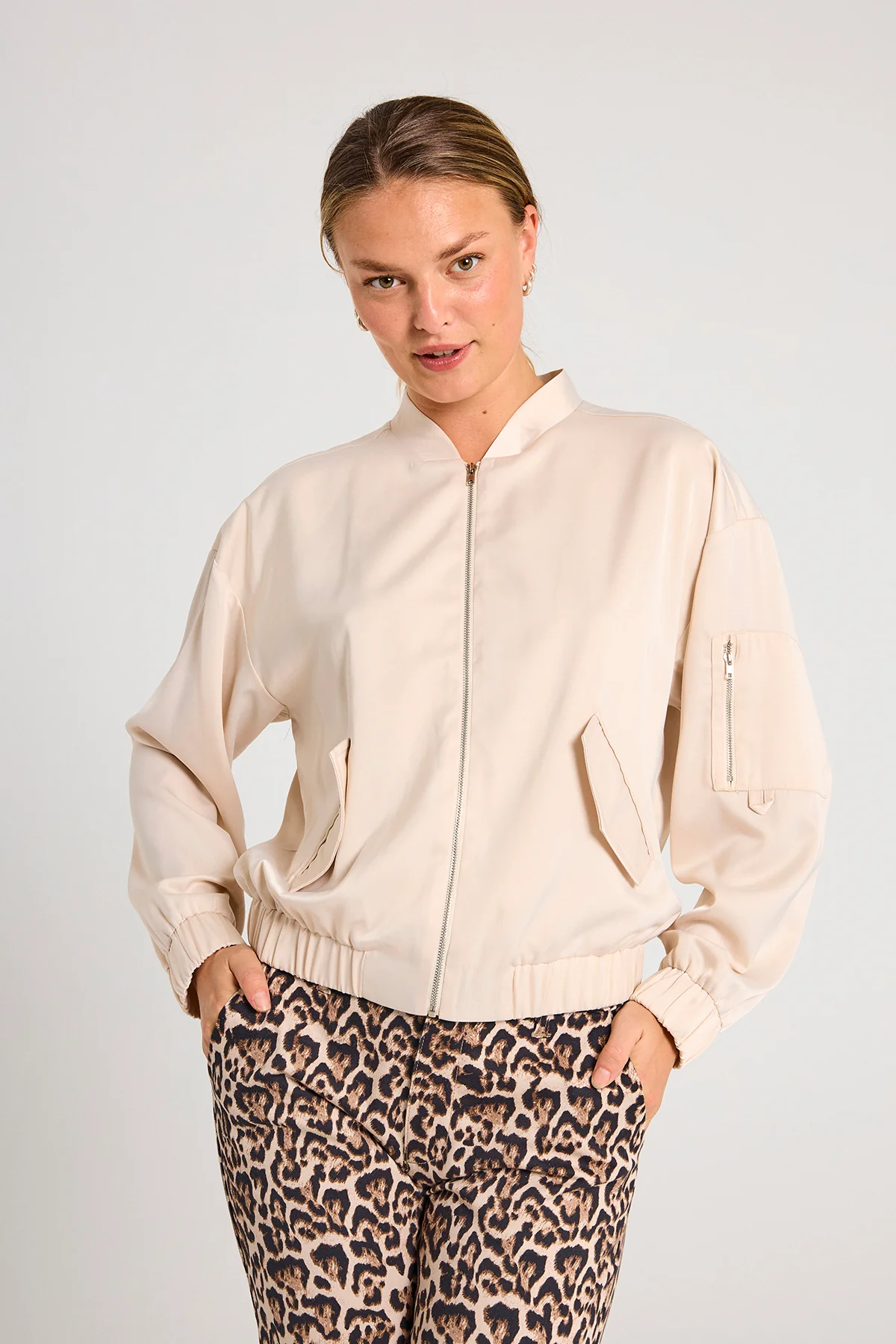 FQFLEN - BOMBERJACKE - BEIGE
