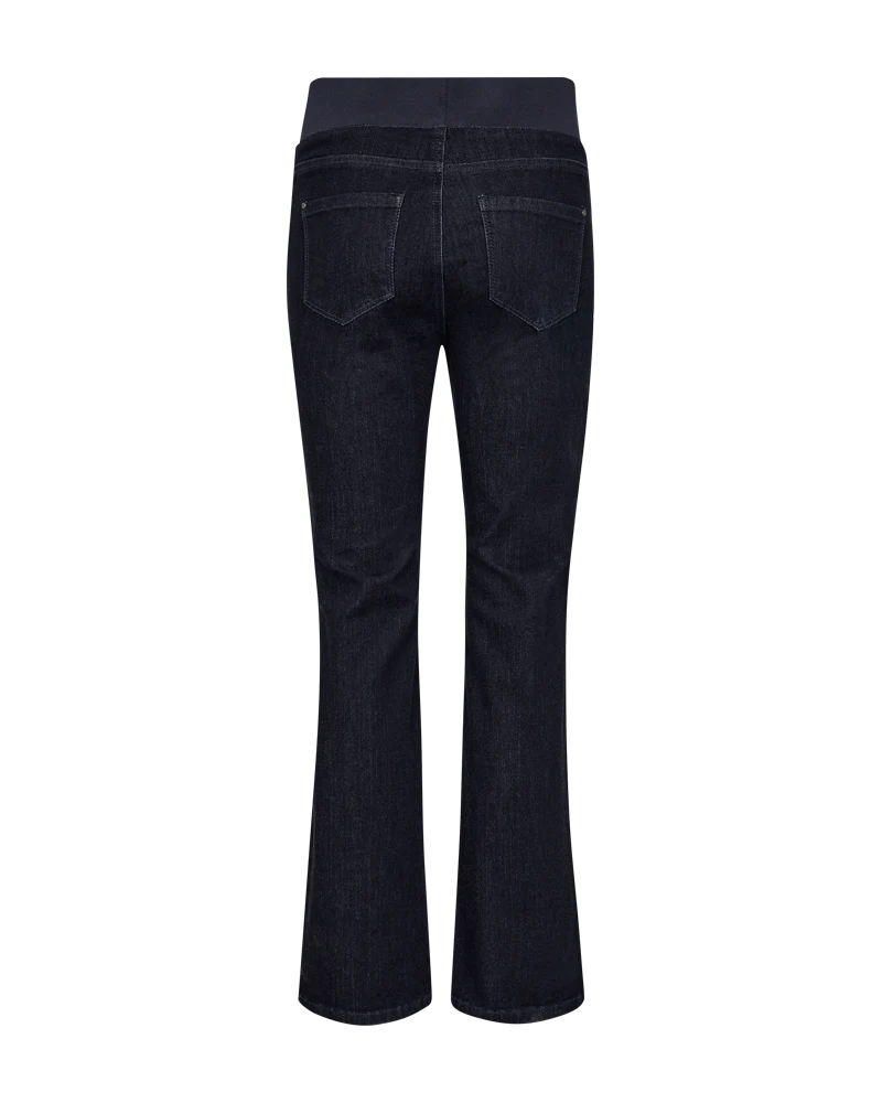 FQSHANTAL - DENIM-HOSE - DUNKELBLAU