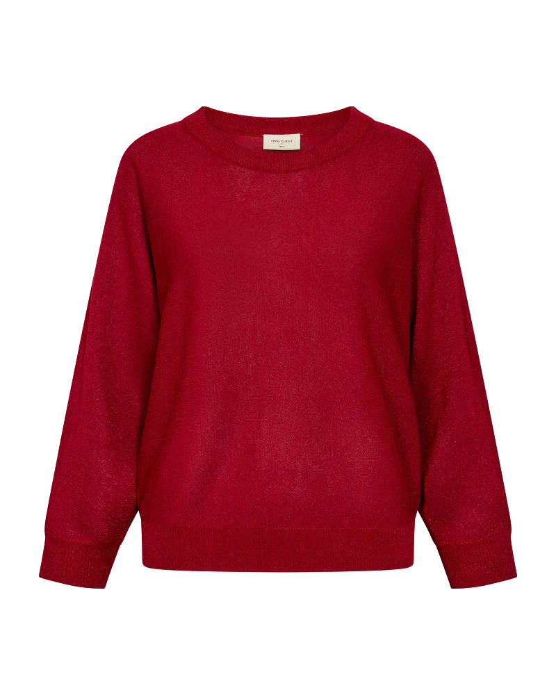 FQBETTY - PULLOVER MIT SCHIMMER - ROT