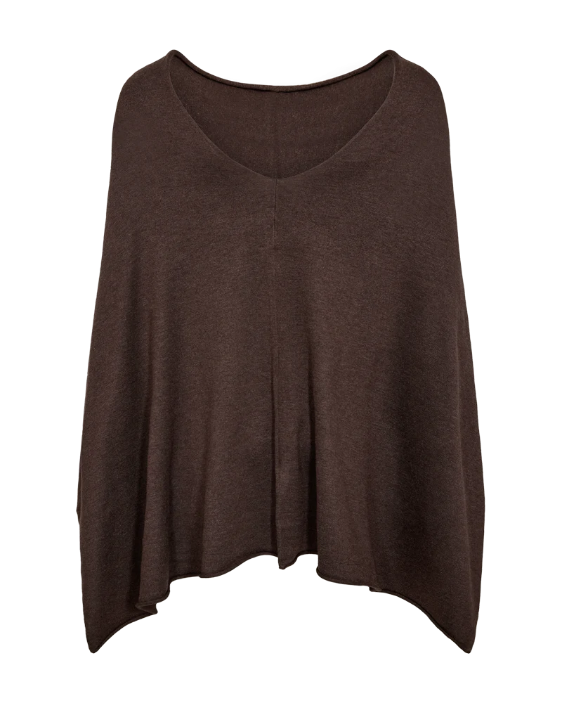 FQCLAUDISSE – PONCHO - BRAUN
