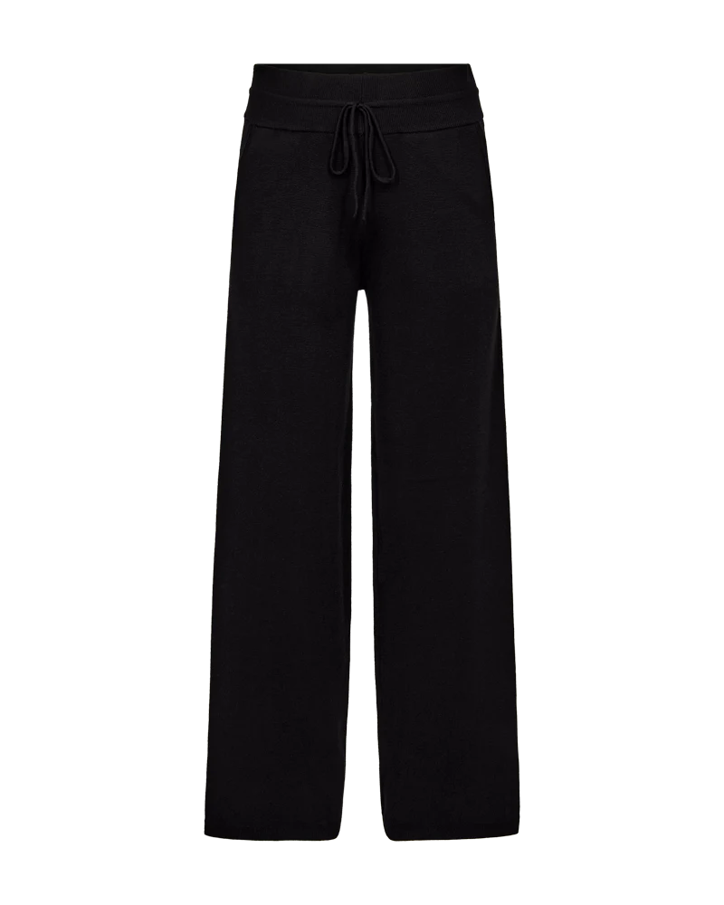 FQANI - HOSE MIT ELASTISCHEM SAUM - SCHWARZ