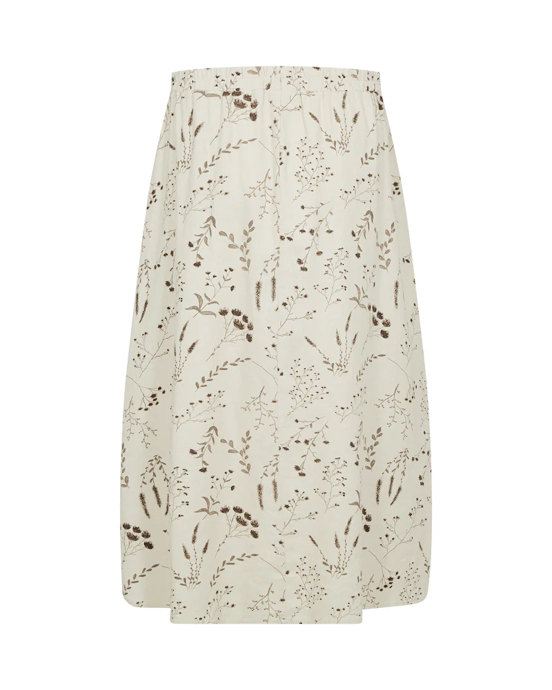 FQLALUNA - ROCK MIT BLUMENPRINT - BEIGE