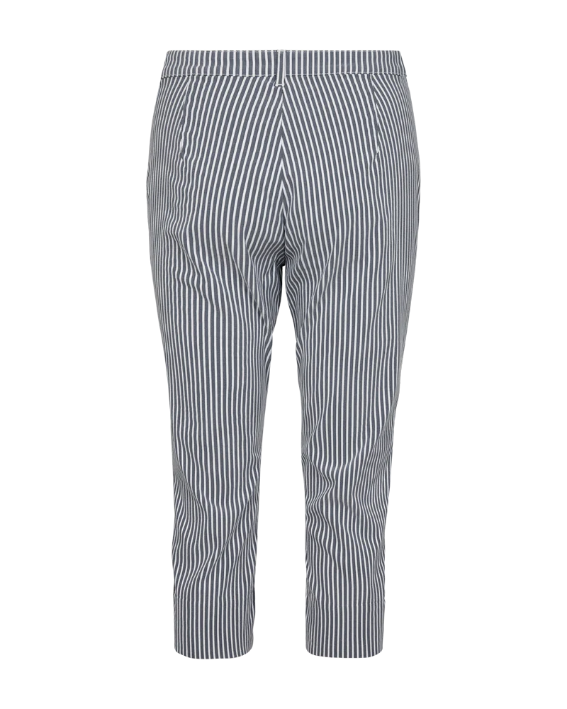 FQREX - GESTREIFTE CAPRIHOSE - BLAU UND WEISS