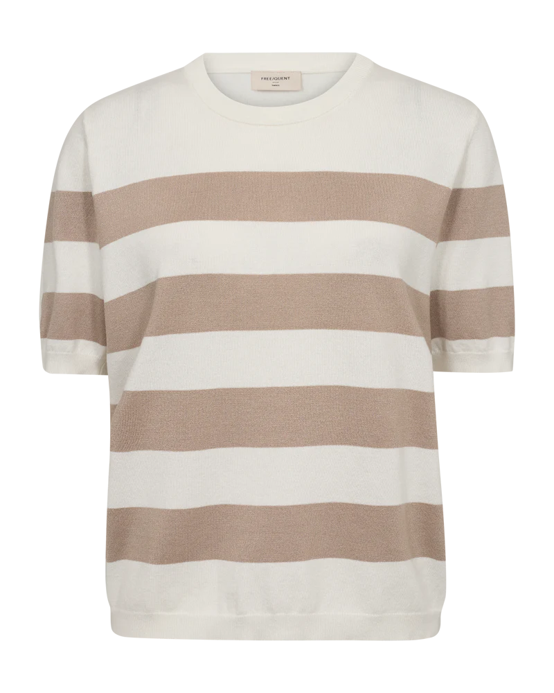 FQPIXIE - PULLOVER - WEISS UND BRAUN