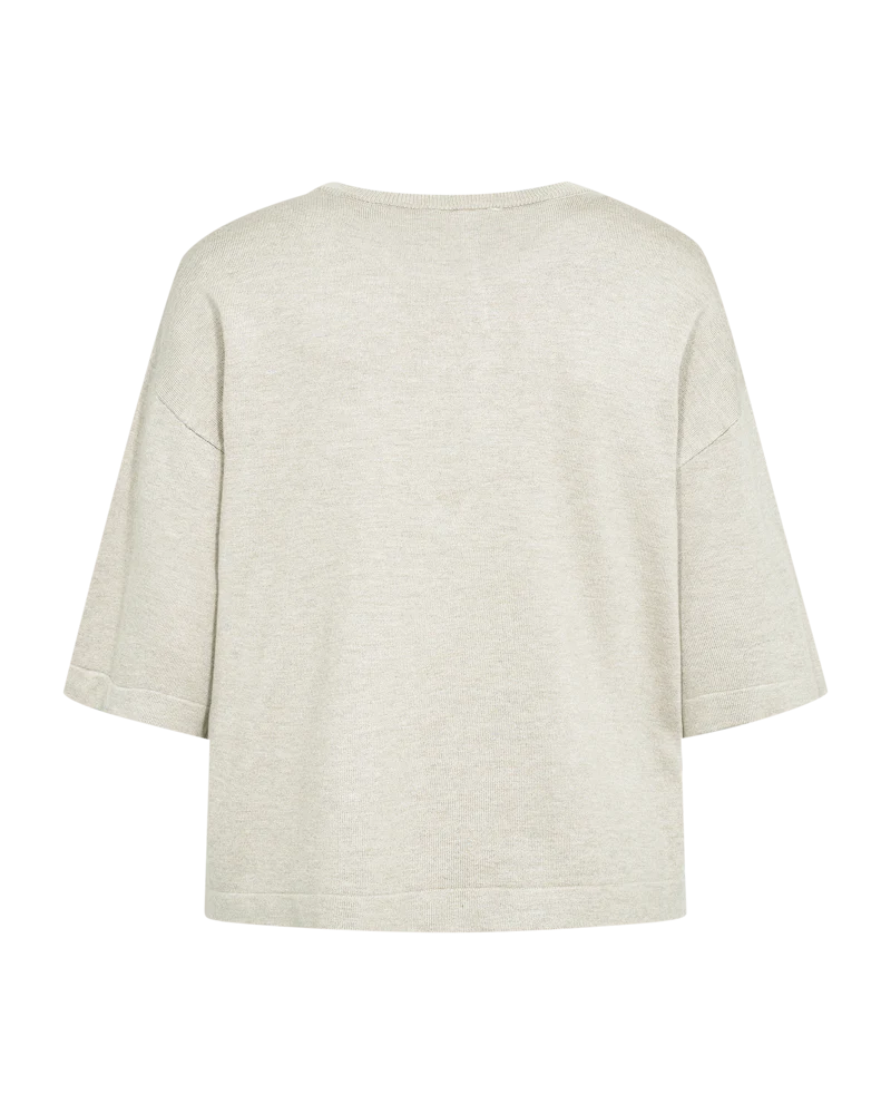 FQCONNY – FEINSTRICK-PULLOVER - BEIGE