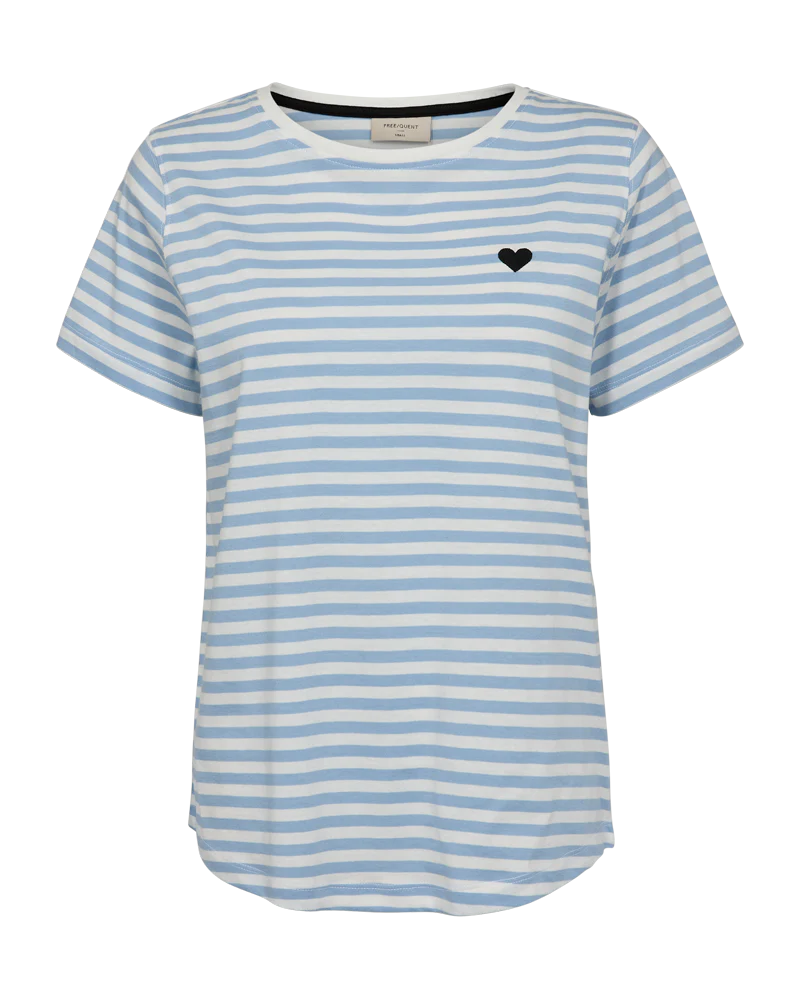 FQMIAN - T-SHIRT - WEISS UND BLAU